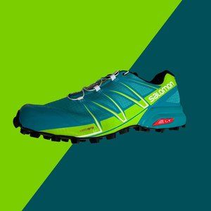 Salomon Speedcross Pro Women: Conquer Trails in Teal Blue F/Reaning Green Style